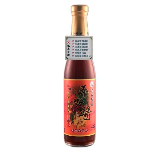 【瑞春醬油】平安醬黑豆油膏(420ml/瓶)新品上市