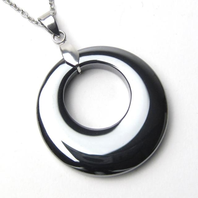 【開運工場】黑膽石平安圓滿長鍊(可挑選鍊長)最新