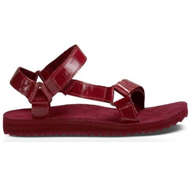 【TEVA】W ORIGINAL UNIVERSAL PATENT LEATHER 女織帶涼鞋 紅色亮面皮革(1012470-FBCK)網友推薦