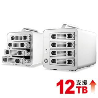 【伽利略】伽利略 USB3.0 + eSATA 1至4層抽取式鋁合金硬碟(35D-U3ES4M)