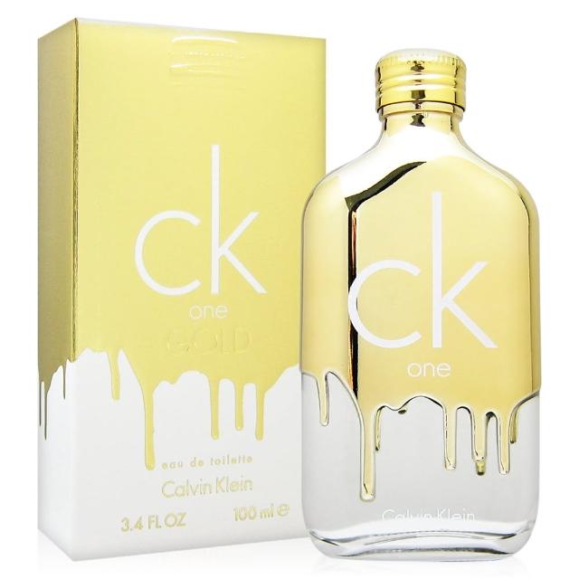 【Calvin Klein】CK one GOLD 限量版中性淡香水100ml 贈隨機針管香水一份(熱銷明星品)