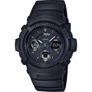【CASIO】卡西歐 G-SHOCK 經典賽車雙顯錶(AW-591BB-1ADR)