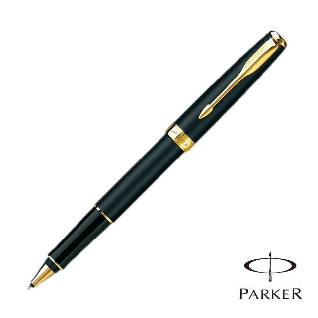 【PARKER 派克】SONNET 商籟 霧黑金夾 鋼珠筆(原廠正貨)