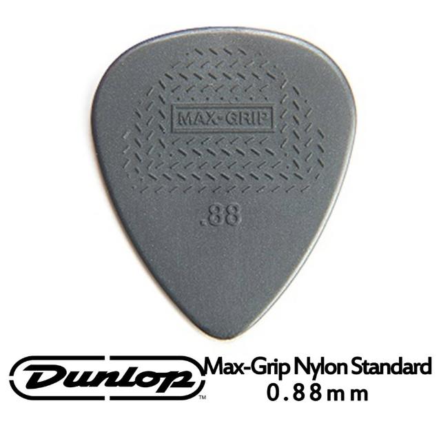 【JIM DUNLOP】JDGP-449R 0.88mm 吉他彈片 10片包裝(特殊尼龍彈片設計增加強大的防滑面)