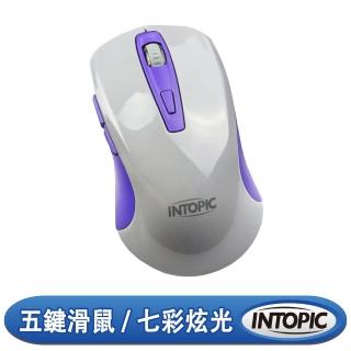 【INTOPIC 廣鼎】UFO飛碟光學滑鼠(MS-087-GR/灰色)