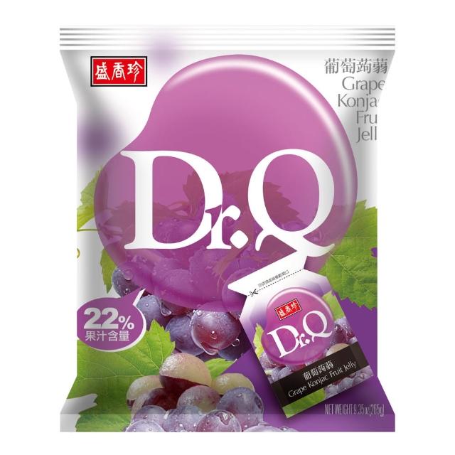 【盛香珍】Dr.Q蒟蒻果凍265g/包(內約14入-葡萄/草莓/芒果/百香果/荔枝-口味任選)中元普渡/拜拜/澎派