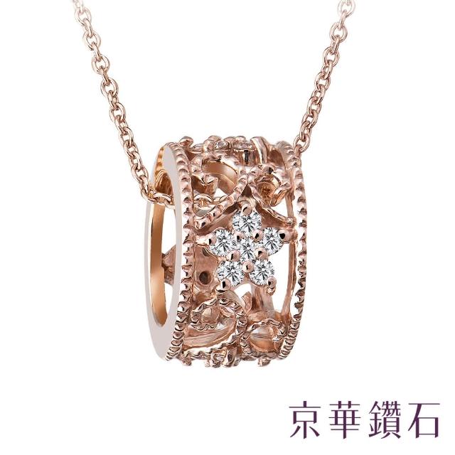 Emperor Diamond 京華鑽石【京華鑽石】幸運輪 0.20克拉 10K鑽石項鍊(簡約款)