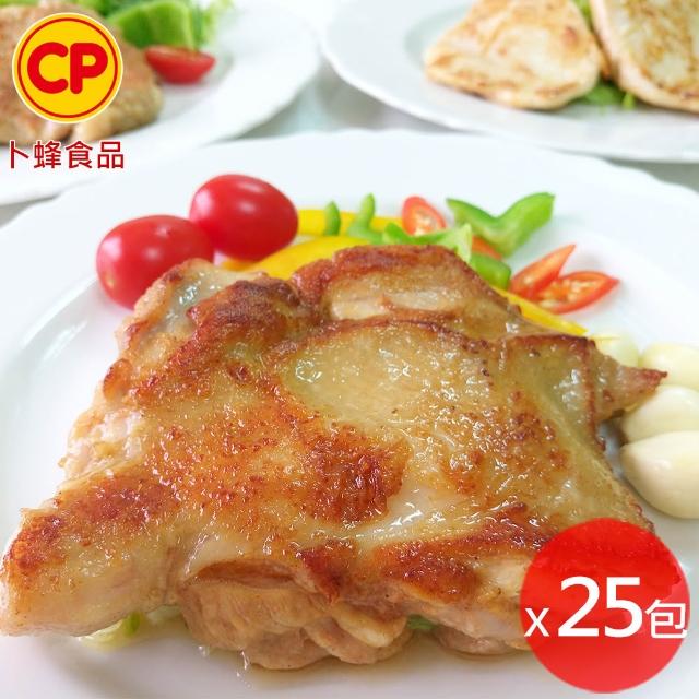 【卜蜂】獨家醃漬去骨雞腿.豬排x25包組(雞腿排-蒜味+里肌豬排+懷舊脆皮排骨)