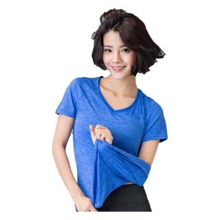 【Un-Sport 高機能】出清品 路跑輕量V領速排網眼上衣-超值二件組(反光條/加強汗區排汗)
