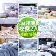 【MITiLOOK】萊賽爾天絲枕套2入(多款可選)