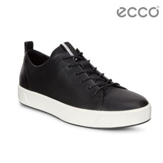 【ECCO】SOFT 8 LADIES 簡約休閒鞋(黑 44050301001)