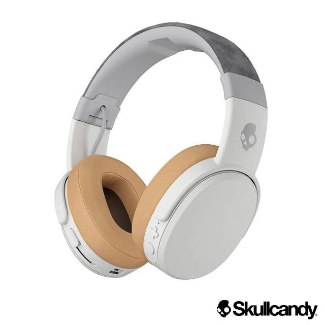 【Skullcandy 骷髏糖】Crusher 跨許 藍牙 大耳罩式震動耳機-白色(公司貨)