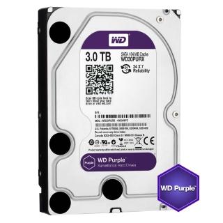 【WD 威騰】紫標 3TB 3.5吋監控系統硬碟(30PURZ)