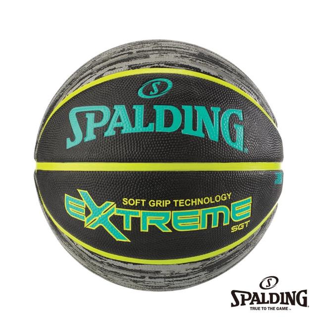 【SPALDING】斯伯丁 籃球 SGT 深溝柔軟膠 Rubber(青檸黃)