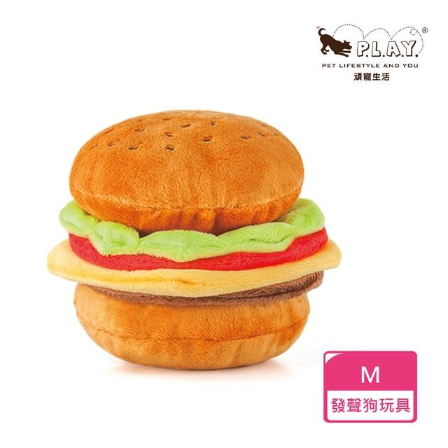 【P.L.A.Y.】美式速食-漢堡(狗狗最愛啾啾玩具)