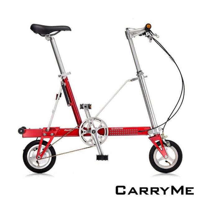 Carryme Sd 8吋單速鋁合金折疊車 莓果紅 Momo購物網