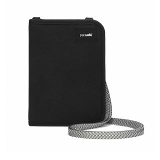 【Pacsafe】RFIDSAFE V150 防盜頸掛式護照皮夾(黑色)