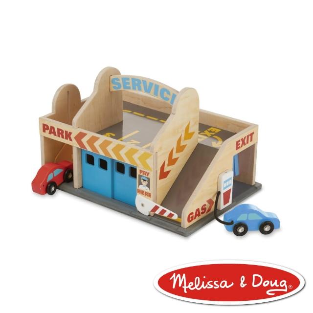 【美國瑪莉莎 Melissa & Doug】交通工具 - 汽車休息站