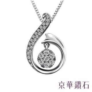 【京華鑽石】鑽石項鍊墜飾『夢幻月光星戀曲』18K金