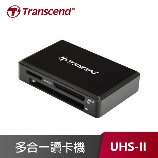 【創見 Transcend】RDF9 USB 3.1/3.0 UHS-II 高速多合一讀卡機 靚亮黑(TS-RDF9K)