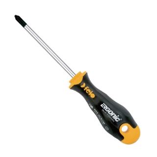 【FELO】ERGONIC402超軟柄十字起子⊕-PH1x80mm(40210210)