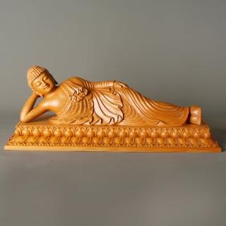 【MU LIFE 荒木雕塑藝品】臥佛1.3尺(佛像)
