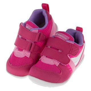 【布布童鞋】Moonstar日本櫻桃粉色寶寶透氣機能學步鞋(I7X7S2G)