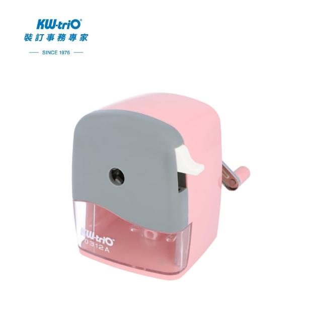 【KW-triO】多功能削鉛筆機 312A(大小通吃進筆孔/7-11.6mm/可調筆尖粗細)