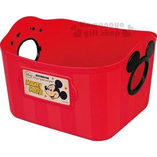 【小禮堂】迪士尼 米奇 日製軟式收納盒《L.紅》2.5L
