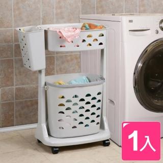 【真心良品】陽光衣物分類收納架(附輪)