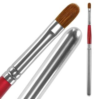 5150868 OL 【BonTon】湛紅短柄 攜帶式圓唇刷 WTQ10 貂毛