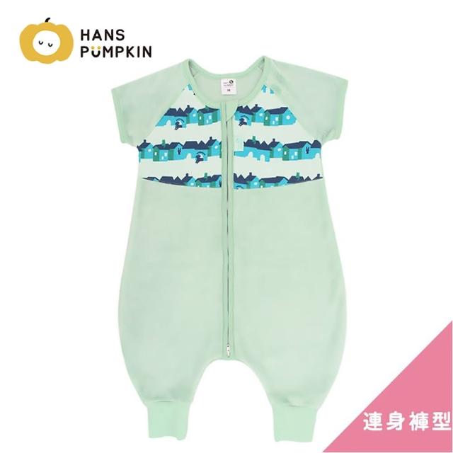 【Hans Pumpkin】冬季連身褲型防踢睡衣 0-5歲 2種尺寸 多款可選(防踢被 防踢背心 防踢被睡袋 厚款)