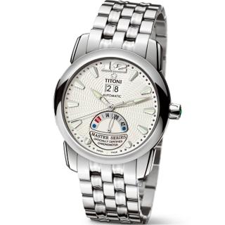 【TITONI 梅花錶】Master Series 天文台認證機械腕錶(94888 S-297)