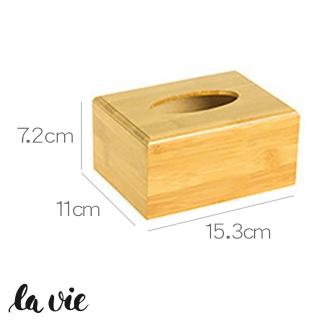 【La Vie】Safebet竹製紙巾收納盒面紙盒(中)