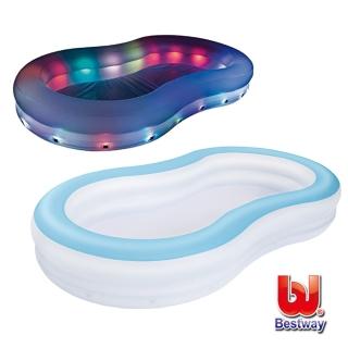 【BESTWAY】變色彩燈家庭充氣戲水泳池(54135)