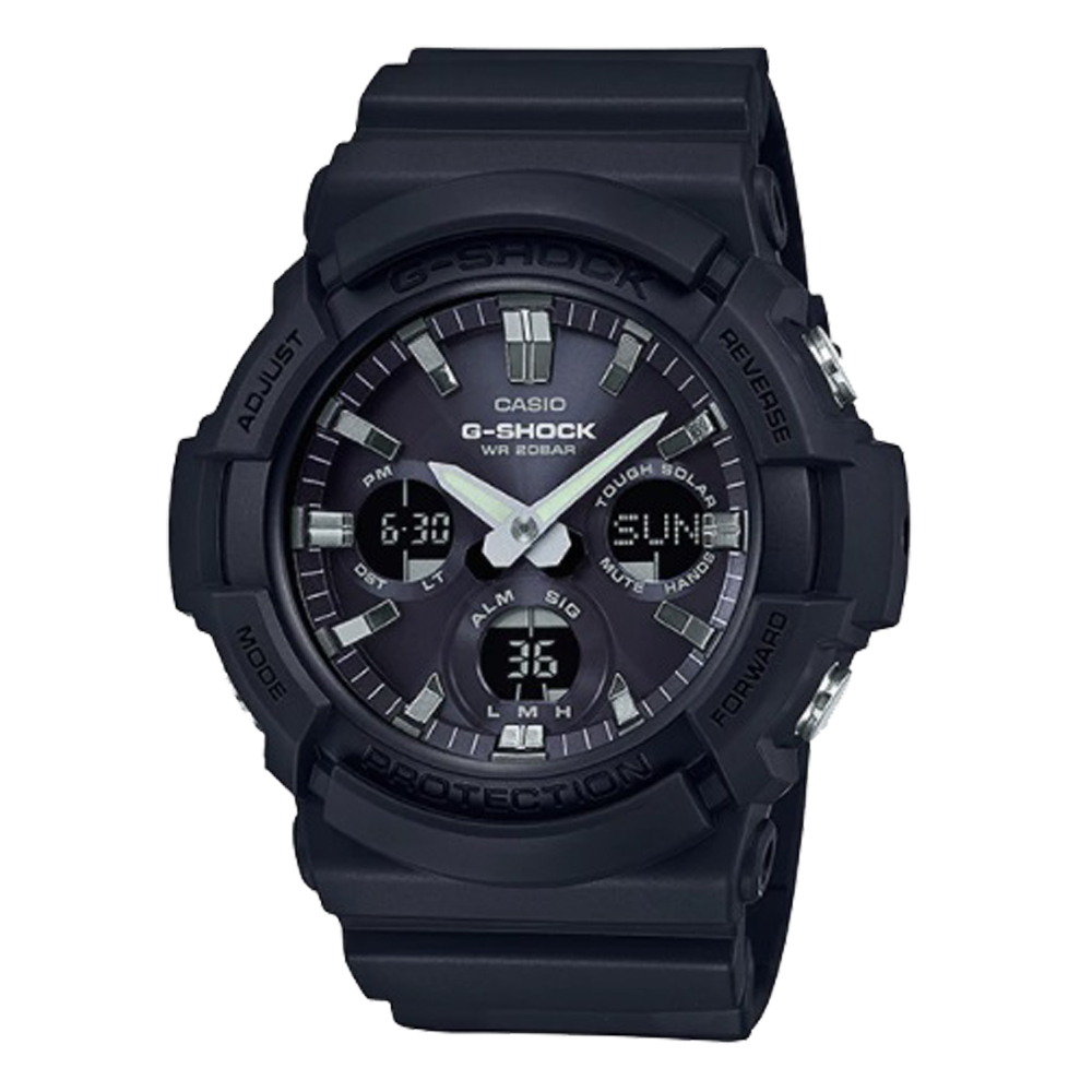 【casio 卡西欧】tough solar 太阳能手表 男表 双led灯(gas-100b-1a)