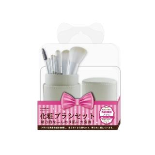 【Lumina露蜜】A55筒裝化妝刷七件組(時尚 刷具 收納)