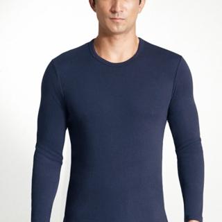 【三槍牌】時尚經典男長袖TG-HEAT發熱衣(丈青色2件組M-XL)