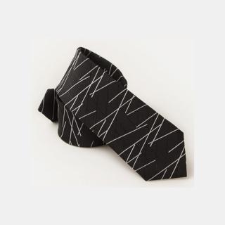 【拉福】領帶窄版領帶6cm領帶拉鍊領帶(交叉)