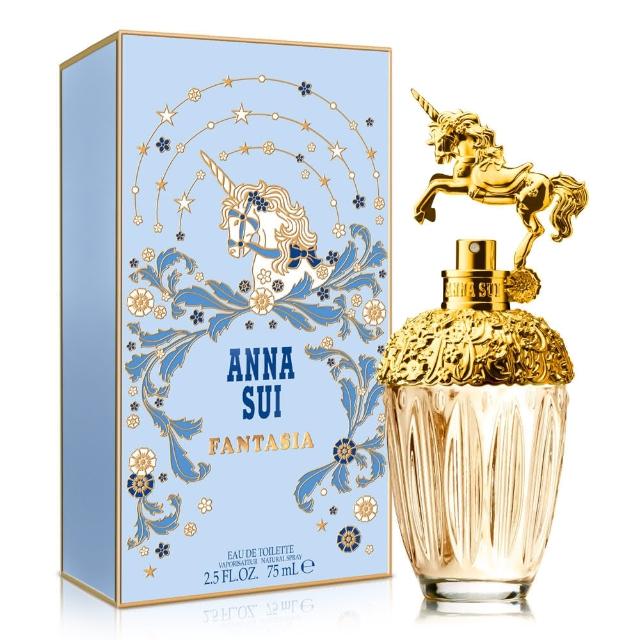 【ANNA SUI 安娜蘇】童話獨角獸女性淡香水75ml-Tester(送品牌針管)