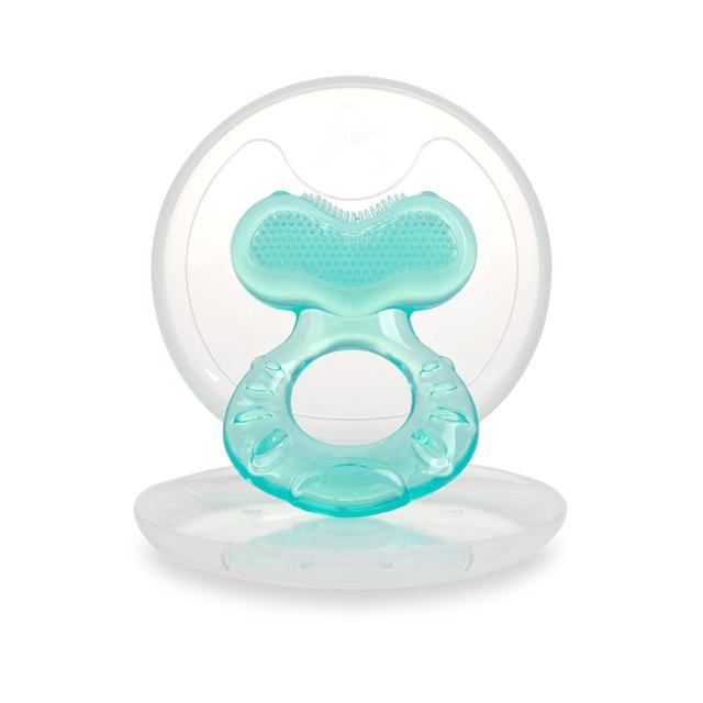 【Nuby官方直營】小魚軟質固齒器-Comfort package(附收納盒)