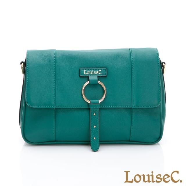 【LouiseC.】義大利牛皮經典方型斜背包-草綠色(03C01-0056A08) 【LouiseC.】義大利牛皮經典方型斜背包-草綠色(03C01-0056A08)
