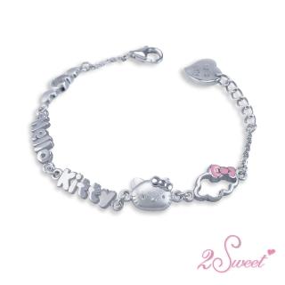 【2sweet 甜蜜約定】Hello Kitty sweet baby系列純銀手鍊(Hello Kitty)