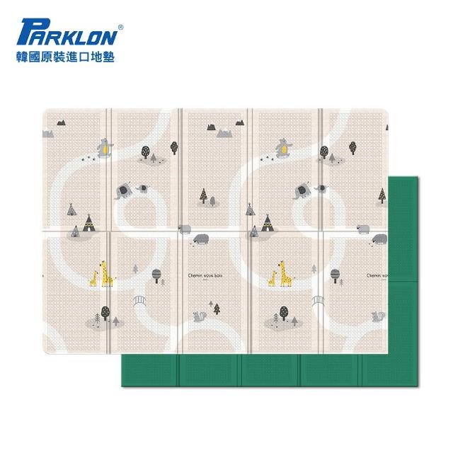 【Parklon】韓國帕龍無毒地墊 - 200x140x1CM_攜帶型單面立體回紋摺疊墊(多款任選)