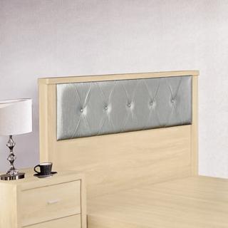 【AS】塞西爾5尺原切橡木床頭片-153x7.5x93cm