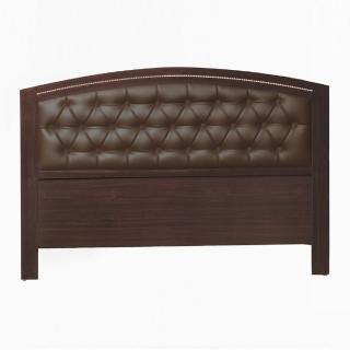 【AS】奧斯本5尺胡桃皮扣床頭片-154.5x3x106.5cm