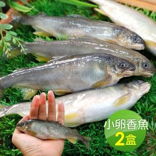 【優鮮配】宜蘭純淨爆卵母香魚2盒(11-17尾裝/1kg/盒)