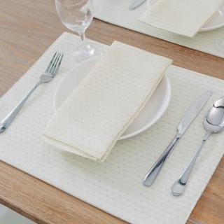 【伊美居】晶亮防潑水餐墊 45x33cm - 4片(二色可選)