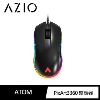 【AZIO】ATOM RGB炫彩光弧電競滑鼠(滑鼠)