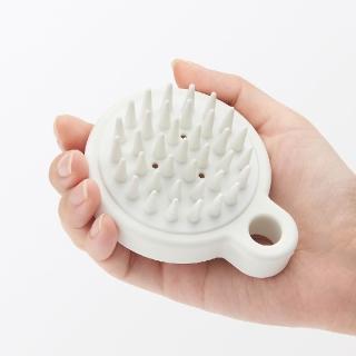 【MUJI 無印良品】PP頭皮按摩梳/約7x9x3.5cm